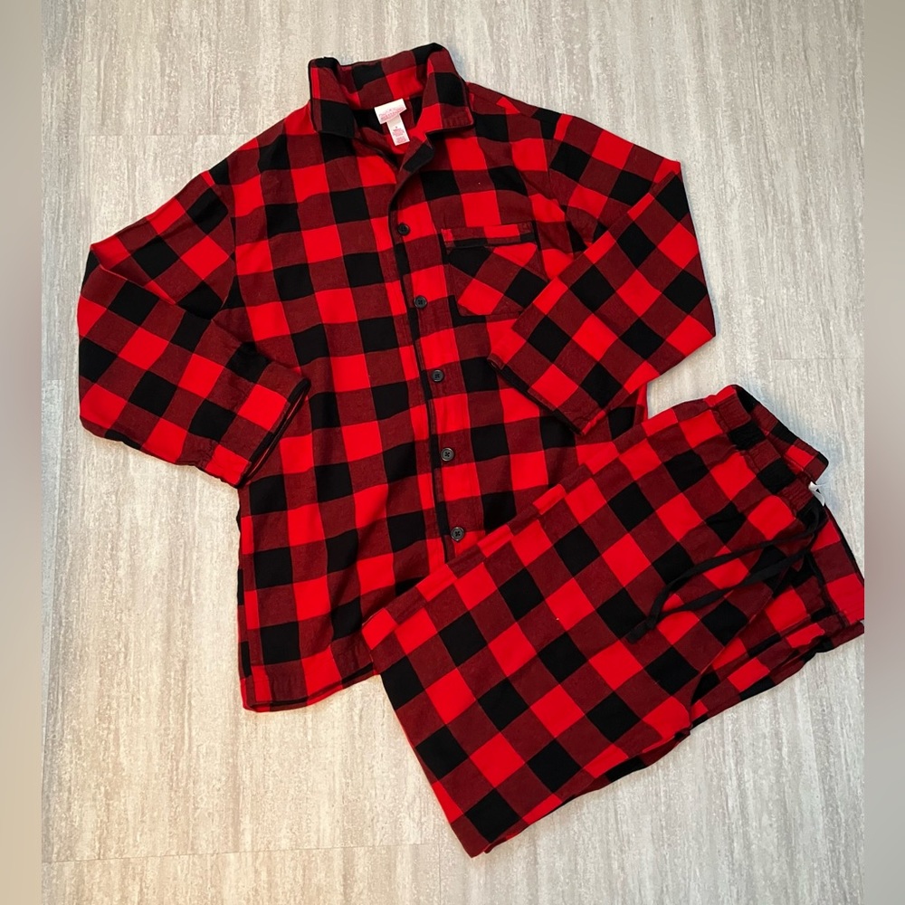 Wondershop buffalo plaid 2-piece pajamas